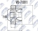 Joint, propshaft NTY NPW-VV-006