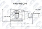 Joint Kit, drive shaft NTY NPW-NS-006