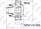 Joint, propshaft NTY NPW-CH-006