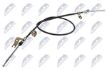Cable Pull, parking brake NTY HLR-CT-008