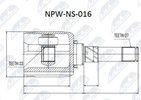 Joint Kit, drive shaft NTY NPW-NS-016
