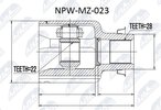 Joint Kit, drive shaft NTY NPW-MZ-023