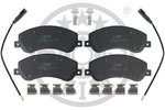Brake Pad Set, disc brake OPTIMAL BP-12656