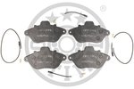 Brake Pad Set, disc brake OPTIMAL 9648