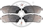 Brake Pad Set, disc brake OPTIMAL BP-12447