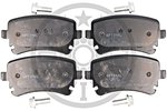 Brake Pad Set, disc brake OPTIMAL BP-12242