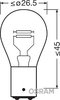 Bulb, daylight running/position light OSRAM 752802B