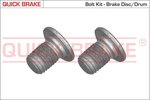 Screw Set, brake disc QUICK BRAKE 11661K