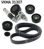 V-Ribbed Belt Set skf VKMA31307