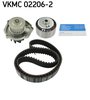 Water Pump & Timing Belt Kit skf VKMC022062
