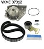 Water Pump & Timing Belt Kit skf VKMC07312