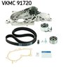 Water Pump & Timing Belt Kit skf VKMC91720