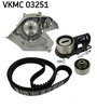 Water Pump & Timing Belt Kit skf VKMC03251
