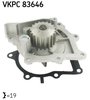 Water Pump, engine cooling skf VKPC83646