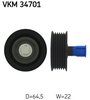 Deflection/Guide Pulley, V-ribbed belt skf VKM34701