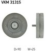 Deflection/Guide Pulley, V-ribbed belt skf VKM31315
