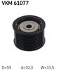 Deflection/Guide Pulley, V-ribbed belt skf VKM61077