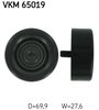 Deflection/Guide Pulley, V-ribbed belt skf VKM65019