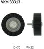 Deflection/Guide Pulley, V-ribbed belt skf VKM33313