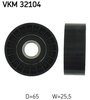 Deflection/Guide Pulley, V-ribbed belt skf VKM32104