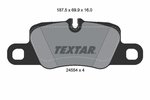 Brake Pad Set, disc brake TEXTAR 2455402