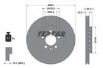 Brake Disc TEXTAR 92103400