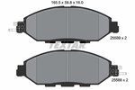 Brake Pad Set, disc brake TEXTAR 2558903