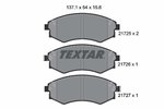 Brake Pad Set, disc brake TEXTAR 2172502