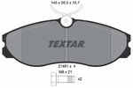 Brake Pad Set, disc brake TEXTAR 2148101