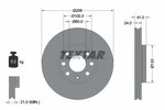 Brake Disc TEXTAR 92091803
