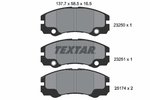 Brake Pad Set, disc brake TEXTAR 2325001