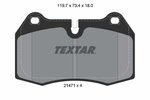 Brake Pad Set, disc brake TEXTAR 2147102
