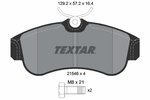 Brake Pad Set, disc brake TEXTAR 2154601