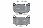 Brake Pad Set, disc brake TEXTAR 2619601