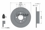 Brake Disc TEXTAR 92036003