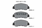 Brake Pad Set, disc brake TEXTAR 2094901