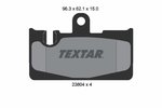 Brake Pad Set, disc brake TEXTAR 2380401