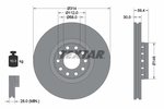 Brake Disc TEXTAR 92073200