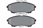 Brake Pad Set, disc brake TEXTAR 2435301