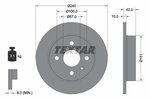 Brake Disc TEXTAR 92092003
