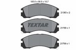 Brake Pad Set, disc brake TEXTAR 2136301