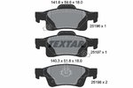 Brake Pad Set, disc brake TEXTAR 2519601