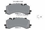 Brake Pad Set, disc brake TEXTAR 2590801