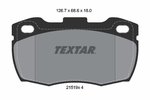 Brake Pad Set, disc brake TEXTAR 2151901