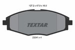 Brake Pad Set, disc brake TEXTAR 2324102