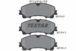 Brake Pad Set, disc brake TEXTAR 2211701