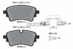 Brake Pad Set, disc brake TEXTAR 2626501