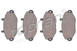 Brake Pad Set, disc brake TOPRAN 300637