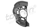 Splash Panel, brake disc TOPRAN 601301