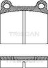 Brake Pad Set, disc brake TRISCAN 811010201